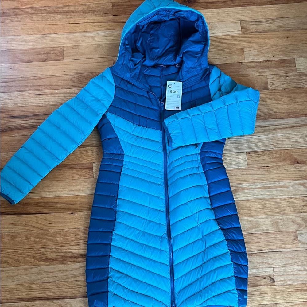 Lands' End Women's Blue Quilted Jacket